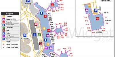Peta dari milan bandara dan stasiun kereta api