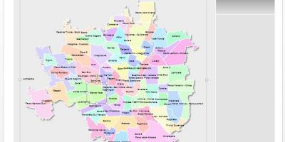 Peta dari milan kabupaten